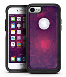 Fuscia Geometric Triangles - iPhone 7 or 8 OtterBox Case & Skin Kits