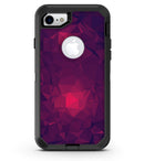 Fuscia Geometric Triangles - iPhone 7 or 8 OtterBox Case & Skin Kits