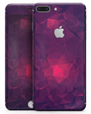 Fuscia Geometric Triangles - Skin-kit for the iPhone 8 or 8 Plus