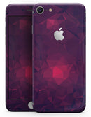 Fuscia Geometric Triangles - Skin-kit for the iPhone 8 or 8 Plus