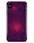 Fuscia Geometric Triangles - iPhone X Clipit Case