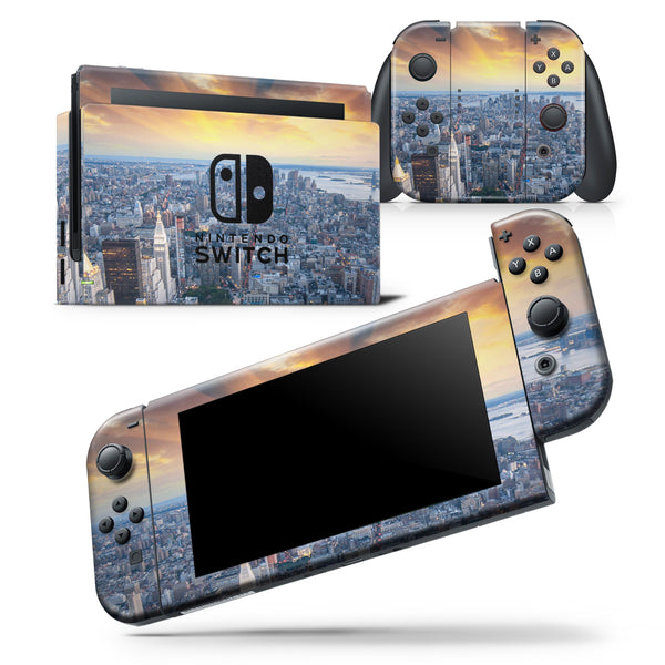 Fusion NYC Skylight - Skin Wrap Decal for Nintendo Switch Lite Console & Dock - 3DS XL - 2DS - Pro - DSi - Wii - Joy-Con Gaming Controller