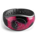 Fuzzy Real Pink Leopard Print - Decal Skin Wrap Kit for the Disney Magic Band