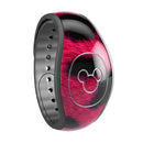 Fuzzy Real Pink Leopard Print - Decal Skin Wrap Kit for the Disney Magic Band
