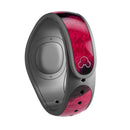 Fuzzy Real Pink Leopard Print - Decal Skin Wrap Kit for the Disney Magic Band