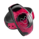 Fuzzy Real Pink Leopard Print - Decal Skin Wrap Kit for the Disney Magic Band