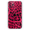 Fuzzy Real Pink Leopard Print - Skin-Kit compatible with the Apple iPhone 13, 13 Pro Max, 13 Mini, 13 Pro, iPhone 12, iPhone 11 (All iPhones Available)
