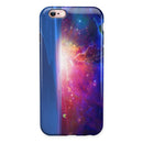 Galaxy Explosion over Calm Sea Shore iPhone 6/6s or 6/6s Plus 2-Piece Hybrid INK-Fuzed Case