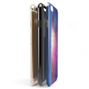 Galaxy Explosion over Calm Sea Shore iPhone 6/6s or 6/6s Plus 2-Piece Hybrid INK-Fuzed Case