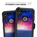 Galaxy Explosion over Calm Sea Shore - Skin Kit for the iPhone OtterBox Cases