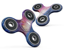 Galaxy Explosion over Calm Sea Shore Full-Body Fidget Spinner Skin-Kit