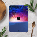 Galaxy Explosion over Calm Sea Shore - Full Body Skin Decal for the Apple iPad Pro 12.9", 11", 10.5", 9.7", Air or Mini (All Models Available)