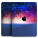 Galaxy Explosion over Calm Sea Shore - Full Body Skin Decal for the Apple iPad Pro 12.9", 11", 10.5", 9.7", Air or Mini (All Models Available)