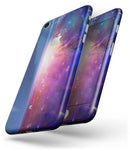 Galaxy Explosion over Calm Sea Shore - Skin-kit for the iPhone 8 or 8 Plus