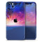 Galaxy Explosion over Calm Sea Shore - Skin-Kit compatible with the Apple iPhone 13, 13 Pro Max, 13 Mini, 13 Pro, iPhone 12, iPhone 11 (All iPhones Available)