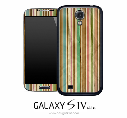 Vertical Colorful Stripe Skin for the Galaxy S4