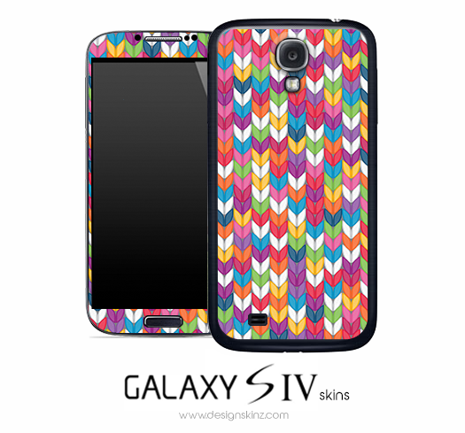 Colorful Tiled Arrow Skin for the Galaxy S4