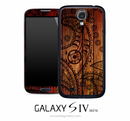 Tattooed Wood Skin for the Galaxy S4