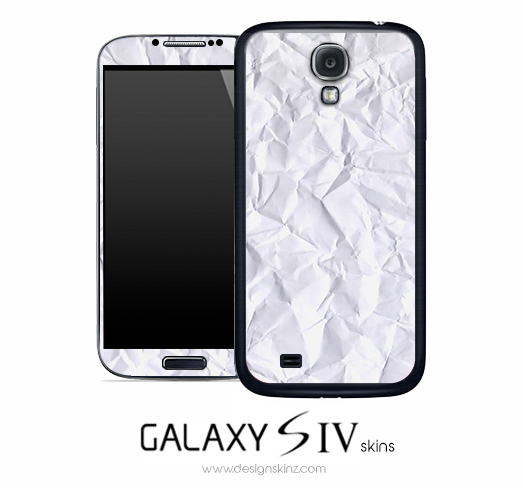 Crumpled Paper Skin for the Galaxy S4