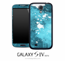 Blue Paint Splatter Skin for the Galaxy S4