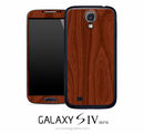 Mahogany Wood Skin for the Galaxy S4