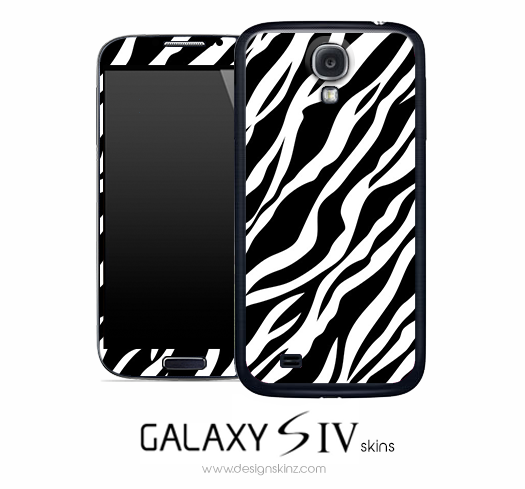 Zebra Print Skin for the Galaxy S4