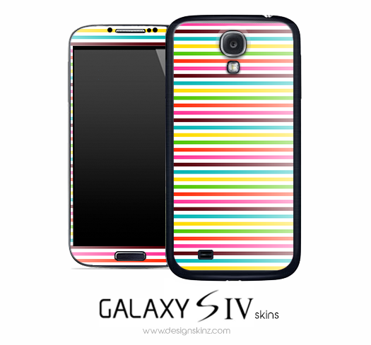 Colorful Stripe Skin for the Galaxy S4