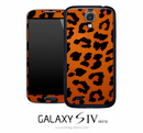 Orange Cheetah Skin for the Galaxy S4