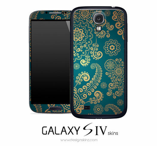 Elegant Floral Skin for the Galaxy S4