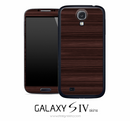 Horizontal Stained Wood Skin for the Galaxy S4