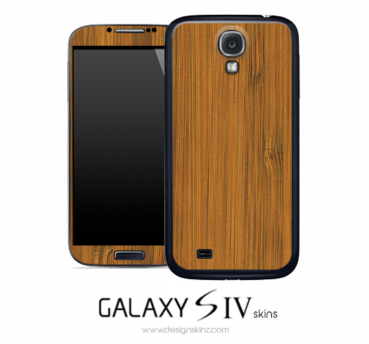 Real Bamboo Wood Skin for the Galaxy S4