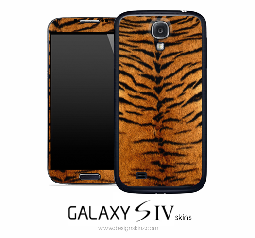 Tiger Fur Skin for the Galaxy S4