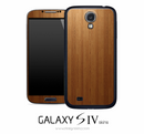 Straight Wood Skin for the Galaxy S4