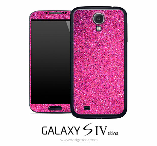 Pink Glitter Skin for the Galaxy S4