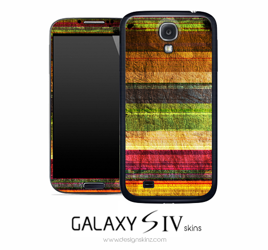 Colorful Horizontal Stripe Skin for the Galaxy S4