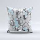 Genetics Ink-Fuzed Decorative Throw Pillow