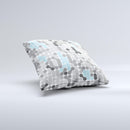 Genetics Ink-Fuzed Decorative Throw Pillow