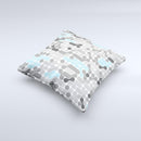 Genetics Ink-Fuzed Decorative Throw Pillow