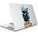 Geo Retro Summer Pineapple v1 - Skin Decal Wrap Kit Compatible with the Apple MacBook Pro, Pro with Touch Bar or Air (11", 12", 13", 15" & 16" - All Versions Available)