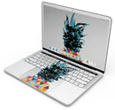 Geo Retro Summer Pineapple v1 - Skin Decal Wrap Kit Compatible with the Apple MacBook Pro, Pro with Touch Bar or Air (11", 12", 13", 15" & 16" - All Versions Available)