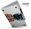 Geo Retro Summer Pineapple v1 - Skin Decal Wrap Kit Compatible with the Apple MacBook Pro, Pro with Touch Bar or Air (11", 12", 13", 15" & 16" - All Versions Available)