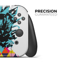 Geo Retro Summer Pineapple v1 // Skin Decal Wrap Kit for Nintendo Switch Console & Dock, Joy-Cons, Pro Controller, Lite, 3DS XL, 2DS XL, DSi, or Wii - Vinyl Skin Wrap for Nintendo Switch 2, OLED, Lite, Pro Controller, Wii & Classic Handhelds
