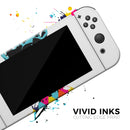 Geo Retro Summer Pineapple v1 // Skin Decal Wrap Kit for Nintendo Switch Console & Dock, Joy-Cons, Pro Controller, Lite, 3DS XL, 2DS XL, DSi, or Wii - Vinyl Skin Wrap for Nintendo Switch 2, OLED, Lite, Pro Controller, Wii & Classic Handhelds