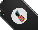 Geo Retro Summer Pineapple v1 - Skin Kit for PopSockets and other Smartphone Extendable Grips & Stands