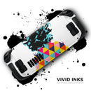 Geo Retro Summer Pineapple v1 // Full Body Skin Decal Wrap Kit for the Steam Deck handheld gaming computer