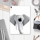 Geometric Elephant - Full Body Skin Decal for the Apple iPad Pro 12.9", 11", 10.5", 9.7", Air or Mini (All Models Available)