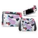 Geometric Modern Camouflage V1 // Skin Decal Wrap Kit for Nintendo Switch Console & Dock, Joy-Cons, Pro Controller, Lite, 3DS XL, 2DS XL, DSi, or Wii - Vinyl Skin Wrap for Nintendo Switch 2, OLED, Lite, Pro Controller, Wii & Classic Handhelds