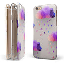 Geometric Rain Clouds iPhone 6/6s or 6/6s Plus 2-Piece Hybrid INK-Fuzed Case