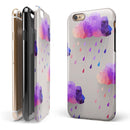 Geometric Rain Clouds iPhone 6/6s or 6/6s Plus 2-Piece Hybrid INK-Fuzed Case
