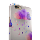 Geometric Rain Clouds iPhone 6/6s or 6/6s Plus 2-Piece Hybrid INK-Fuzed Case